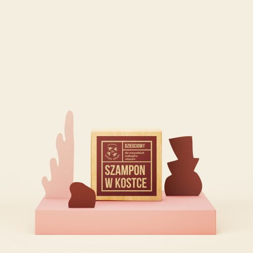 Szampon dziegciowy do włosów w kostce