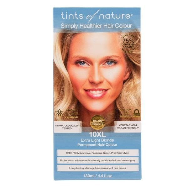 Naturalna farba do włosów Tints of Nature - 10XL Bardzo jasny blond