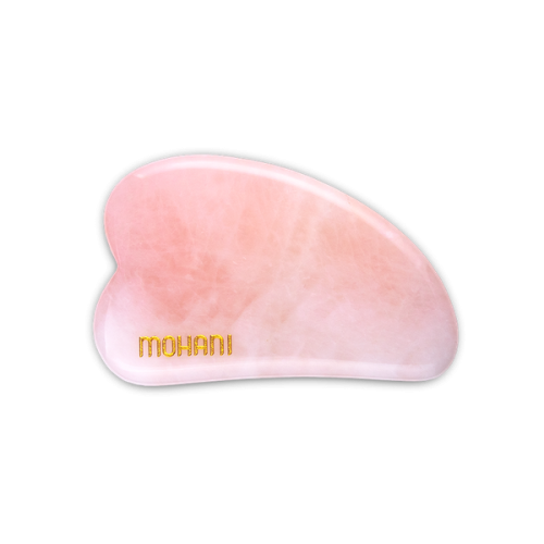 4254_3 Gua sha płytka do masażu z różowego kwarcu Mohani