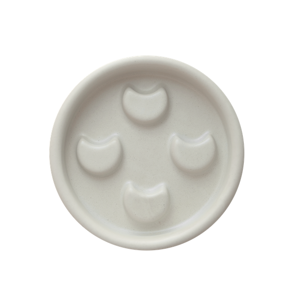 Mydelniczka ceramiczna Lunula ecru matowa