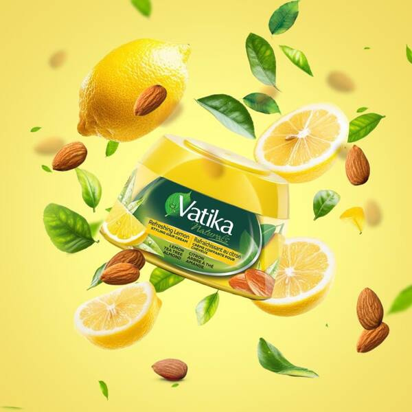 4641_1 Vatika Krem do stylizacji włosów Cytryna-Herbata-Migdał 210ml