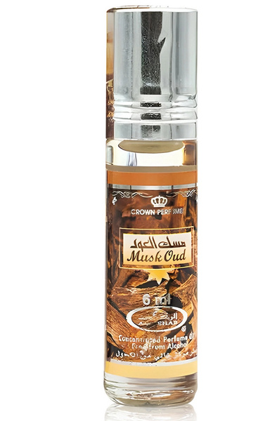 4671_1 Arabski Al-Rehab Musk Oud 6ml, główna nuta: ciepły oud i nuty drzewne