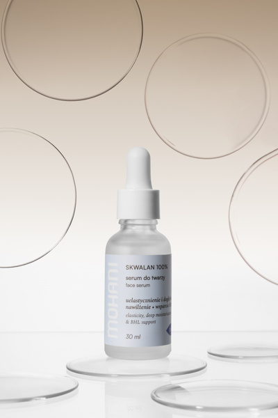 Skwalan - naturalne serum nawilżające Mohani