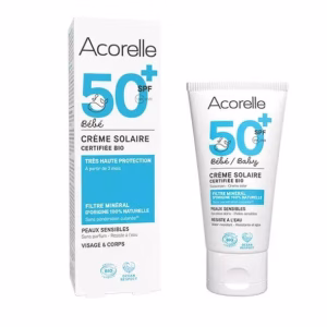 Krem przeciwsłoneczny Acorelle Baby SPF50+ 50ml do skóry wrażliwej