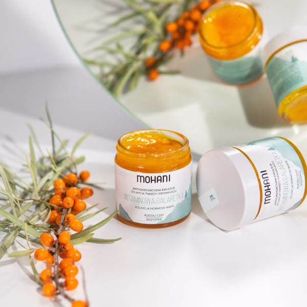 Emulsja do mycia twarzy Mohani Witaminowa Galaretka z witaminą E i olejem jojoba (3)