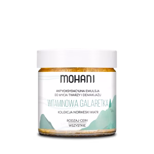 Emulsja do mycia twarzy Mohani Witaminowa Galaretka z witaminą E i olejem jojoba