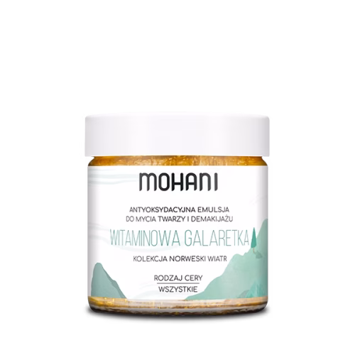 Emulsja do mycia twarzy Mohani Witaminowa Galaretka z witaminą E i olejem jojoba