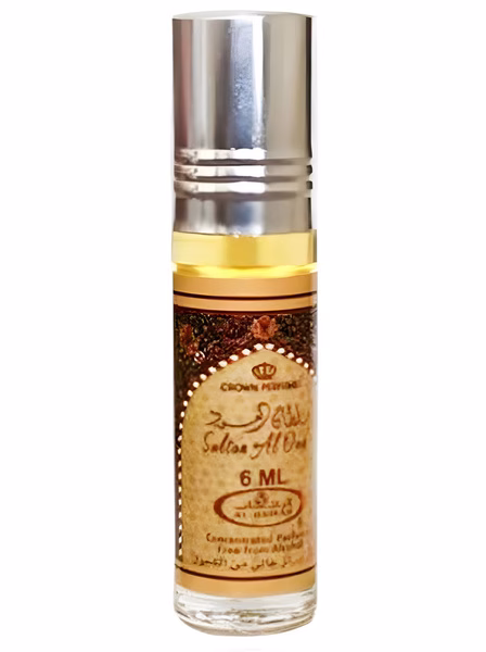 Arabki Al-Rehab Oud Sultana 6ml, główna nuta: agar (oud) i drzewne akcenty Perfumy Al-Rehab Oud Sultana 6ml z agarem i nutami drzewnymi