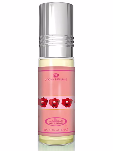 Arabski Al-Rehab Roses 6ml, główna nuta: płatki róży Perfumy arabskie Al-Rehab Roses 6ml z nutą płatków róży