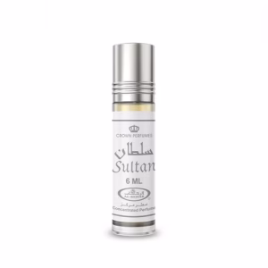 Perfumy arabskie Al-Rehab Sultan 6ml z nutami cedru sandałowca i piżma