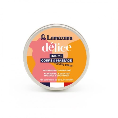 Balsam do ciała i masażu, odżywczy, o otulającym skórę słodkim zapachu, COSMOS ORGANIC, 120 ml, Lamazuna Balsam do ciała i masażu, odżywczy, o otulającym skórę słodkim zapachu, COSMOS ORGANIC, 120 ml, Lamazuna