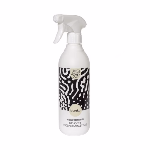 Bio ocet gospodarczy 16% Klareko ze spryskiwaczem 500ml