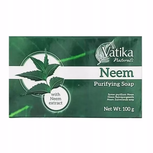 Mydło w kostce Dabur Vatika Neem antybakteryjne 100g do skóry problematycznej