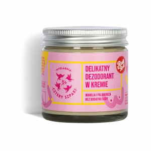 Dezodorant w kremie Cztery Szpaki Wanilia i Palmaroza 60ml dla skóry wrażliwej