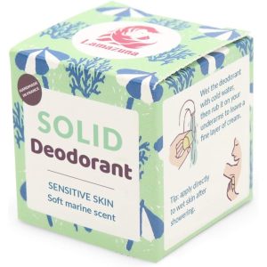 Dezodorant w kostce do skóry wrażliwej, morska słodycz, COSMOS ORGANIC, 30 ml, Lamazuna
