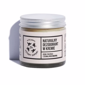 Dezodorant w kremie Cztery Szpaki Cedr i Paczula 60ml do skóry wrażliwej