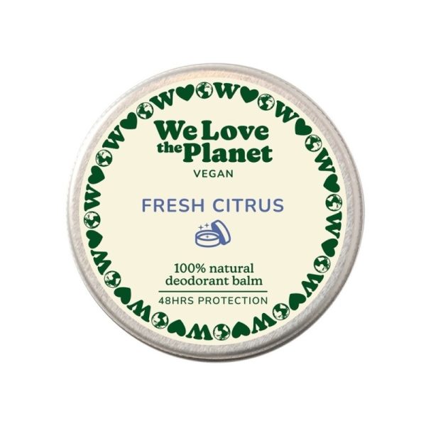 Dezodorant w kremie FRESH CITRUS (FOREVER FRESH), certyfikowany, bez aluminium, VEGAN, 35g, We Love The Planet