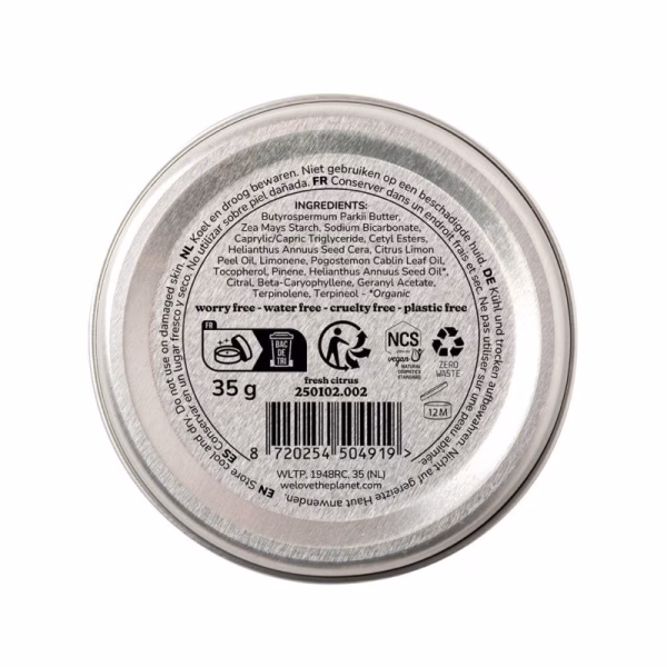 Dezodorant w kremie Fresh Citrus We Love The Planet bez aluminium 35g vegan (3)