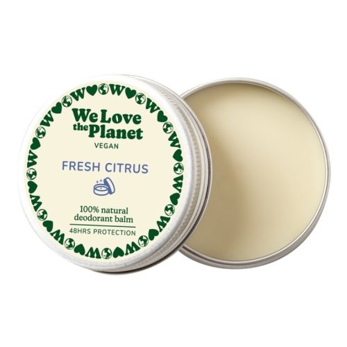 Dezodorant w kremie FRESH CITRUS (FOREVER FRESH), certyfikowany, bez aluminium, VEGAN, 35g, We Love The Planet Dezodorant w kremie FRESH CITRUS (FOREVER FRESH), certyfikowany, bez aluminium, VEGAN, 35g, We Love The Planet