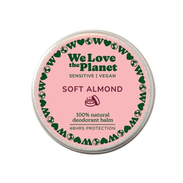 Dezodorant w kremie SOFT ALMOND (SO SENSITIVE), Certyfikowany, bez sody i aluminium, VEGAN, 35g, We Love The Planet (zdjęcie 2) Dezodorant w kremie SOFT ALMOND (SO SENSITIVE), Certyfikowany, bez sody i aluminium, VEGAN, 35g, We Love The Planet