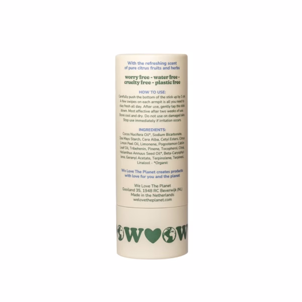 Dezodorant w sztyfcie We love the planet Fresh Citrus bez aluminium 40g (3)