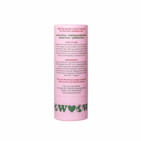 Dezodorant w sztyfcie We Love The Planet Soft Almond do skóry wrażliwej 40g bez aluminium (6)