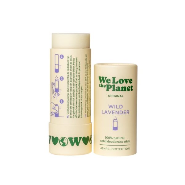Dezodorant w sztyfcie WILD LAVENDER (LOVELY LAVENDER), certyfikowany, bez aluminium, 40g, We Love The Planet Dezodorant w sztyfcie WILD LAVENDER (LOVELY LAVENDER), certyfikowany, bez aluminium, 40g, We Love The Planet