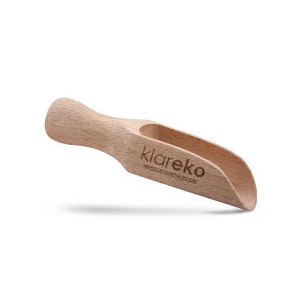 Drewniana miarka do proszków, Zero Waste, Klareko