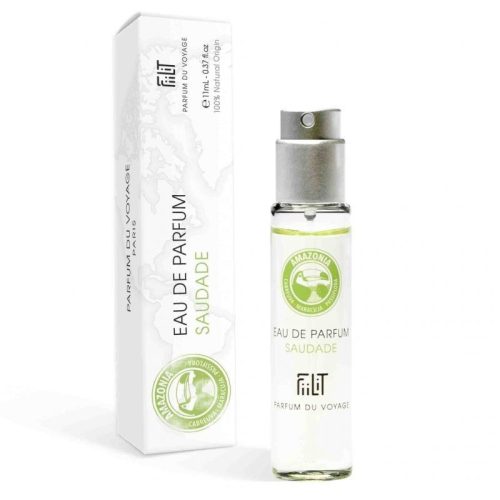 Ekskluzywna ekologiczna woda perfumowana, zapach: Saudade - Amazonia, buteleczka, Zero Waste, 11 ml, FiiLiT