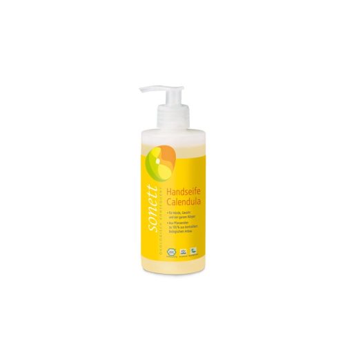 Ekologiczne mydło w płynie do rąk, twarzy i całego ciała NAGIETEK, z dozownikiem, 300 ml, Sonett