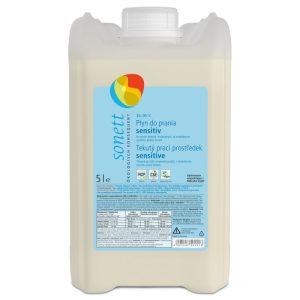 Ekologiczny płyn do prania białego i kolorowego, SENSITIV, 5 l, Sonett