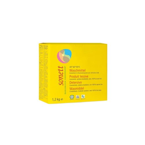 Ekologiczny proszek do prania z mydłem w 100 % BIO, 1,2 kg, Sonett Ekologiczny proszek do prania z mydłem w 100 % BIO, 1,2 kg, Sonett