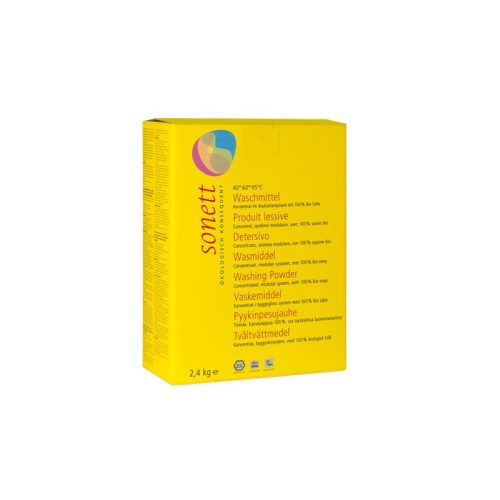 Ekologiczny proszek do prania z mydłem w 100 % BIO, 2,4 kg, Sonett Ekologiczny proszek do prania z mydłem w 100 % BIO, 2,4 kg, Sonett