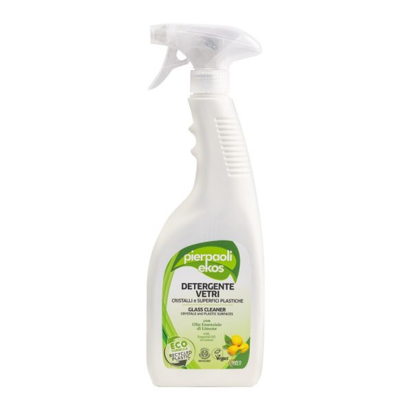 Ekologiczny spray do czyszczenia szkła, luster i kryształów, CYTRYNOWY, 750ml, Pierpaoli Ekos