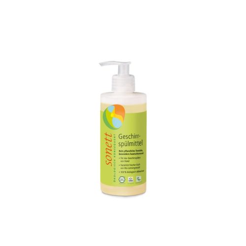 Ekologiczny, wegański płyn do mycia naczyń CYTRYNOWY, Sonett, 300 ml, z dozownikiem Ekologiczny, wegański płyn do mycia naczyń CYTRYNOWY, Sonett, 300 ml, z dozownikiem