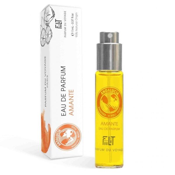 Ekskluzywna ekologiczna woda perfumowana, zapach: Amante - Andalucia, buteleczka, Zero Waste, 11 ml, FiiLiT Ekskluzywna ekologiczna woda perfumowana, zapach: Amante - Andalucia, buteleczka, Zero Waste, 11 ml, FiiLiT