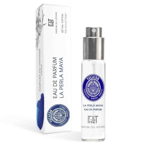 Ekskluzywna ekologiczna woda perfumowana, zapach: La Perla Maya - Yucatan, buteleczka, Zero Waste, 11 ml, FiiLiT