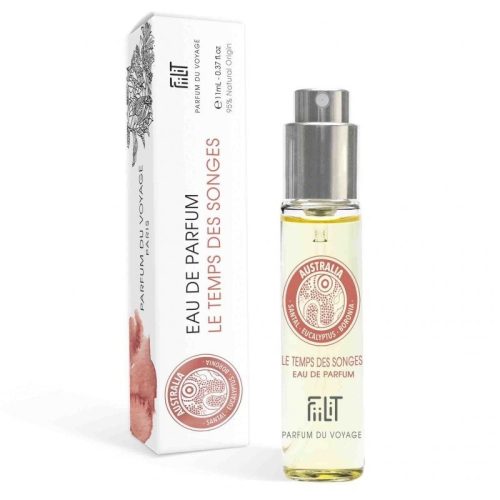 Ekskluzywna ekologiczna woda perfumowana, zapach: Le Temps des Songes - Australia, buteleczka, Zero Waste, 11 ml, FiiLiT