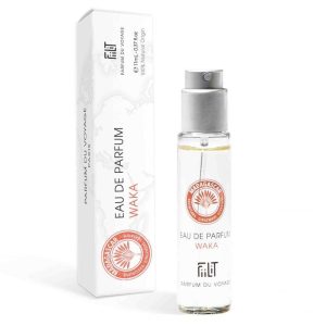 Ekskluzywna ekologiczna woda perfumowana, zapach: Waka-Madagascar, buteleczka, Zero Waste, 11 ml, Cosmos Natural, FiiLiT