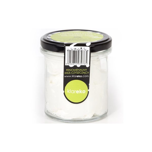 Fenomenalny mus czyszczący w słoiku, Słodka pomarańcza z lawendą, Zero Waste, 300 g, Klareko