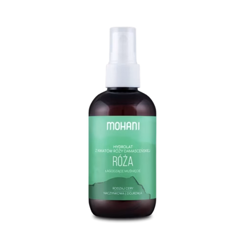 Hydrolat różany Mohani z wodą z kwiatów róży damasceńskiej 100 ml