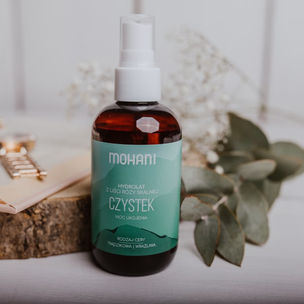 Hydrolat z czystka Mohani do skóry trądzikowej 100ml (2)