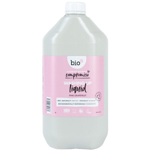 Hypoalergiczny skoncentrowany płyn do mycia naczyń GRAPEFRUIT, 5 litrów, Bio-D (BWUG45)