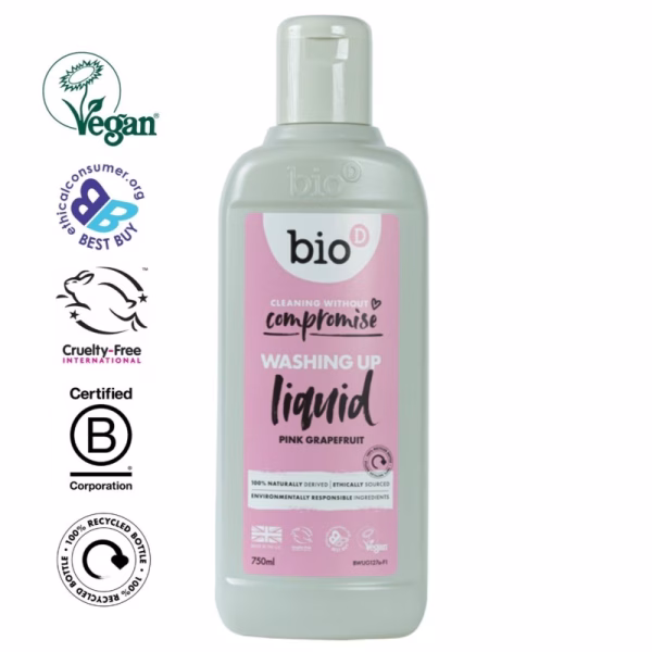 Płyn do mycia naczyń Bio-D grapefruit hipoalergiczny 750ml (2)