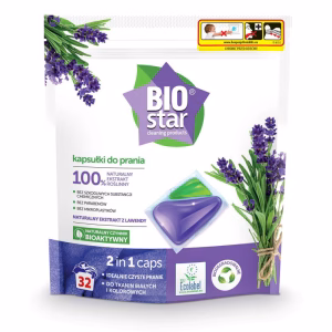 Kapsułki do prania BIOstar 2in1 32 szt.