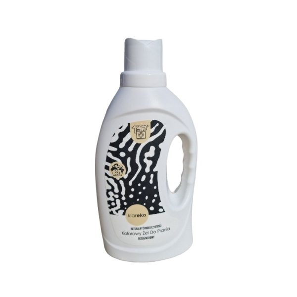 Kolorowy żel do prania, bezzapachowy, 1000ml, Klareko