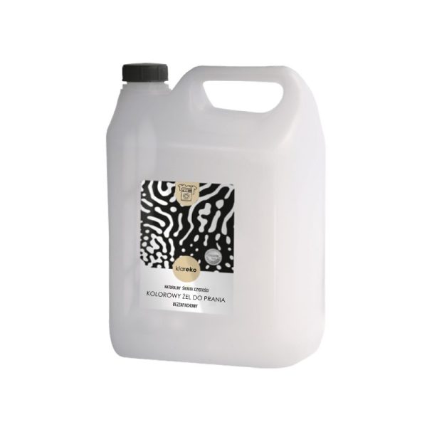 Kolorowy żel do prania, bezzapachowy, uzupełnienie, 5l, Klareko