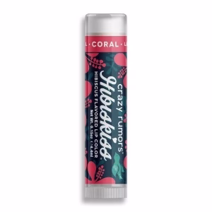 Koloryzujący balsam do ust Crazy Rumors Coral z masłem shea i olejkiem jojoba