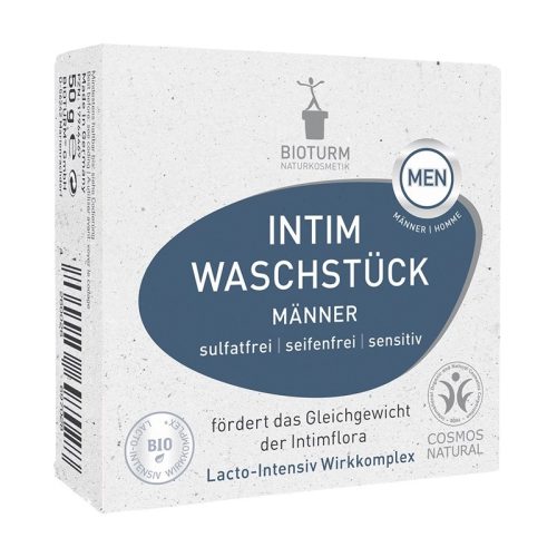 Kostka do higieny intymnej dla mężczyzn, bez mydła, no.142, COSMOS NATURAL, 50 g, BIOTURM Kostka do higieny intymnej dla mężczyzn, bez mydła, no.142, COSMOS NATURAL, 50 g, BIOTURM
