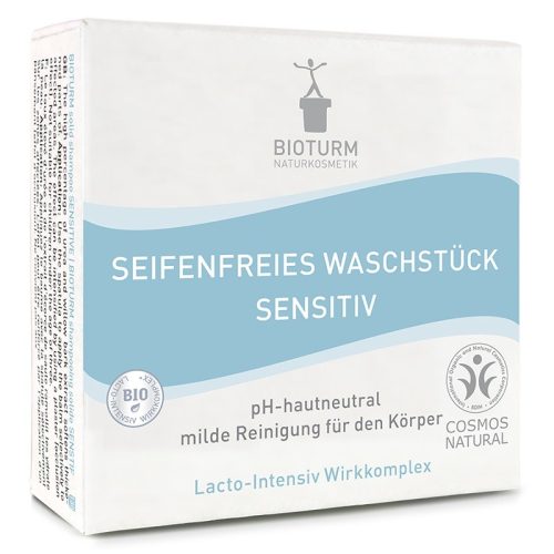 Kostka do mycia ciała do skóry wrażliwej, bez mydła, no.130, COSMOS NATURAL, 100 g, BIOTURM Kostka do mycia ciała do skóry wrażliwej, bez mydła, no.130, COSMOS NATURAL, 100 g, BIOTURM